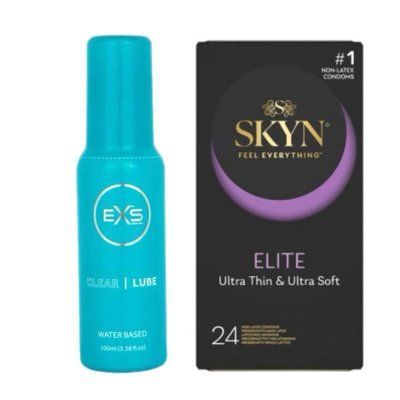 Набор Skyn ​​Elite 24 шт. + Лубрикант EXS Clear Lube 100 мл. SOS4342 фото