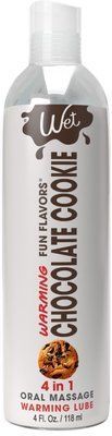 Согревающий лубрикант на водной основе Wet Warming Chocolate Cookie 4 in 1, без сахара (118 мл) SO9915 фото