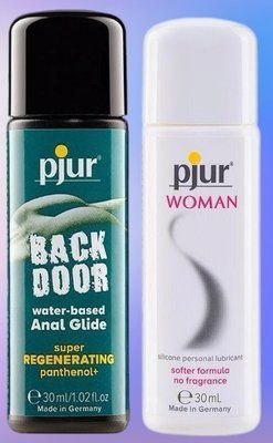 Набір лубрикантів pjur backdoor Regenerating 30 мл + pjur Woman 30 мл LB501 фото