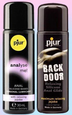 Набір лубрикантів pjur analyse me! Relaxing jojoba silicone 30 мл + pjur backdoor anal Relaxing jojoba silicone 30 мл LB551 фото
