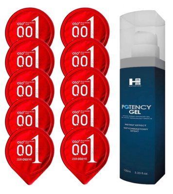 Комплект OLO Warming 001 10 шт + SHS Potency Gel (100 мл) SOS14415 фото