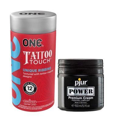 ONE Tattoo Touch Pack &mdash; 12 шт. + POWER Premium Cream 150 мл &nbsp;&nbsp;SOS6366 фото