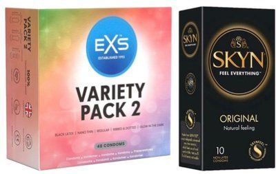 Набор с SKYN Original 10 штук + EXS Variety pack 2. 48 шт SOS7895 фото