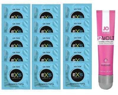 Комплект EXS Air Thin 15 шт + JO 12VOLT SOS14795 фото