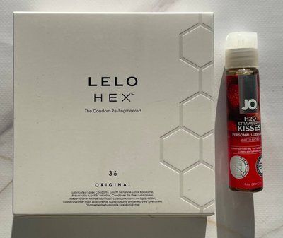 Комплект LELO HEX Original 36 Pack + Змазка System JO H2O &mdash; Strawberry Kiss (30 мл) SOS2144 фото