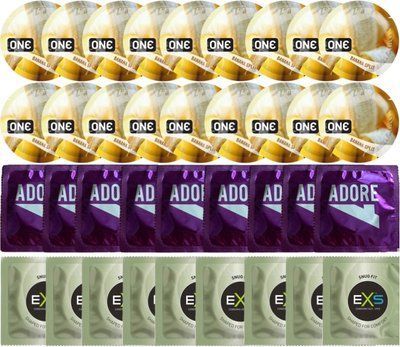 Набір 36 шт ONE Banana Split + Pasante Adore + EXS Snug Fit SOS7546 фото