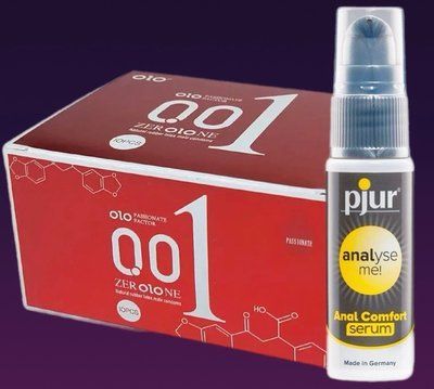 Набір OLO збуджуючі 001 (червоні) 10 штук + Сироватка pjur analyse me! Serum 20 мл SOS4688 фото