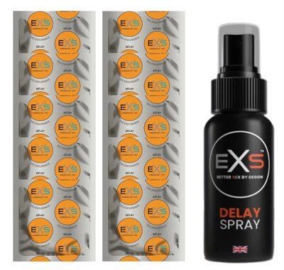 Комплект: EXS Delay 10 шт + Пролонгатор EXS Delay Spray 50 мл SOS11005 фото