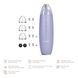 Микродермабразионное устройство для удаления черных точек GESKE MicroDermabrasion Blackhead Remover 7в1 purple HB0572 фото 2
