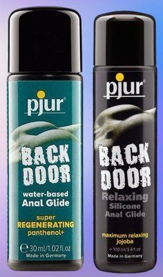 Набір лубрикантів pjur backdoor Regenerating 30 мл + pjur backdoor anal Relaxing jojoba silicone 100 мл LB502 фото