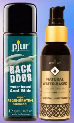 Набір лубрикантів pjur backdoor Regenerating 30 мл + Sensuva &mdash; Natural Water-Based (57 мл) LB453 фото