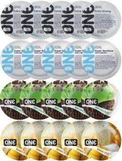 Набір з 20 шт ONE Extra strong + 𝐎𝐍𝐄 𝐒𝐮𝐩𝐞𝐫 𝐒𝐞𝐧𝐬𝐢𝐭𝐢𝐯𝐞 + ONE Mint Chocolate + ONE Banana Split SOS8192 фото