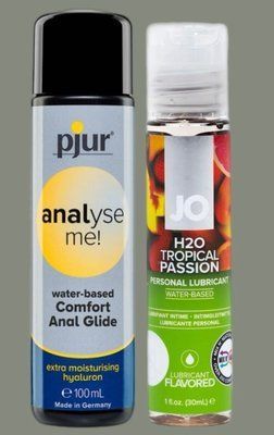 Набір лубрикантів pjur analyse me! Comfort water glide 100 мл + System JO Tropical Passion (30 мл) LB1003 фото