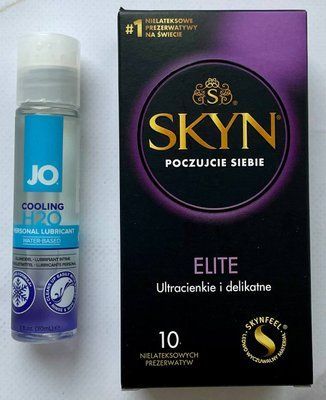 Комплект Skyn Elite 10 шт - Лубрикант System JO H2O COOLING (30 мл) SOS2845 фото