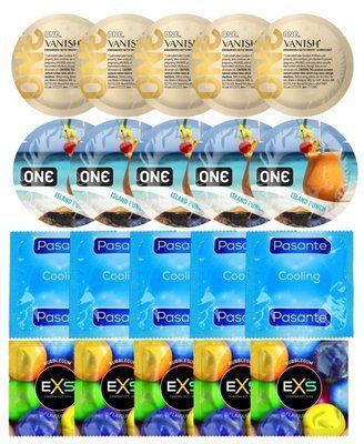 Набір 20 шт ONE 𝐕𝐀𝐍𝐈𝐒𝐇 𝐇𝐲𝐩𝐞𝐫𝐭𝐡𝐢𝐧 + ONE Island Punch + Pasante Cooling + EXS BUBBLEGUM SOS7248 фото