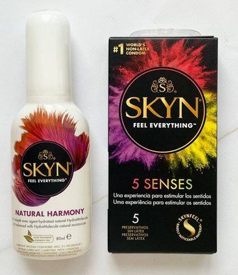 Комплект SKYN 5 Senses + Лубрикант Skyn Natural Harmony 80 мл SOS2095 фото