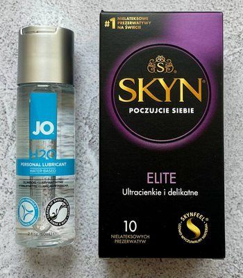 Набір Skyn Elite 10 шт + Лубрикант System JO H2O ORIGINAL (60 мл) SOS2695 фото