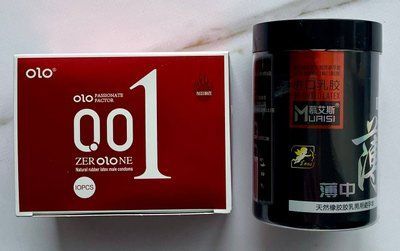 Набір OLO 001 з розігріваючим ефектом 10 шт + Muaisi 0.02 мм Black 12 шт SOS2745 фото