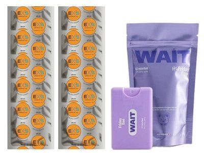 Комплект: EXS Delay 10 шт + Пролонгатор WAIT Friday Bae Delay Spray 10 мл SOS11006 фото