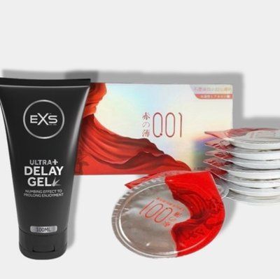 OLO Red Silver 10 шт + Пролонгатор EXS Delay Gel Ultra+ 100ml SOS5968 фото