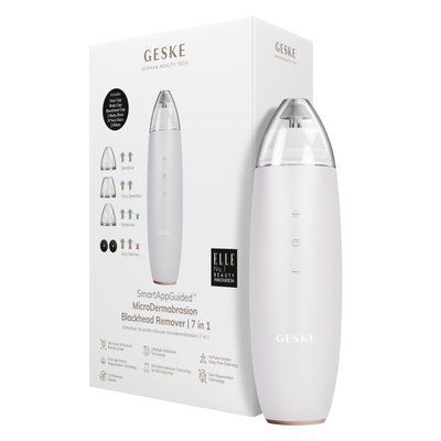 Мікродермабразійний пристрій для видалення чорних цяток GESKE MicroDermabrasion Blackhead Remover 7в1 starlight HB0573 фото