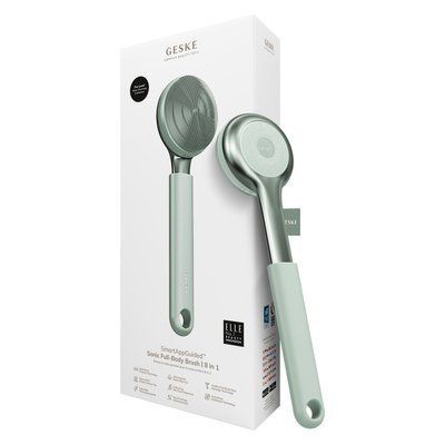 Ультразвукова щітка для всього тіла GESKE Sonic Full-Body Brush&Intensive Exfoliator 8в1 green HB0376 фото