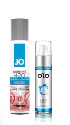 Набір лубрикантів System JO H2O WARMING (30 мл) + OLO 60 мл &mdash; охолоджуючий LB185 фото