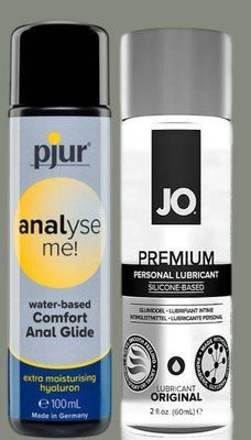 Набір лубрикантів pjur analyse me! Comfort water glide 100 мл + System JO PREMIUM ORIGINAL (60 мл) LB952 фото
