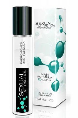 Sexual Attraction man spray 15ml, чоловічий, спокусливий і збуджуючий бажання SHS10 фото