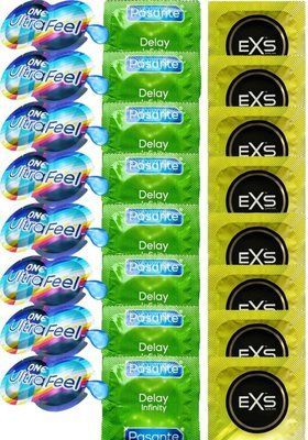Набір 24 шт 𝐎𝐍𝐄 𝐔𝐥𝐭𝐫𝐚𝐅𝐞𝐞𝐥 + Delay Infinity + EXS Banana SOS7449 фото