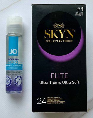 Комплект Skyn Elite 24 шт - Лубрикант System JO H2O COOLING (30 мл) SOS2846 фото