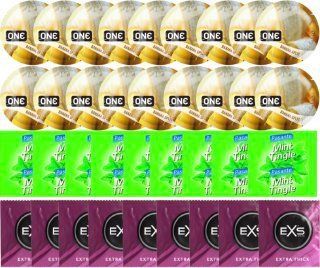 Набор 36 шт ONE Banana Split + Pasante Mint Tingle + EXS Extra Thick SOS7648 фото
