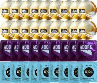 Набор 36 шт ONE Banana Split + Pasante Adore + EXS Air Thin SOS7548 фото