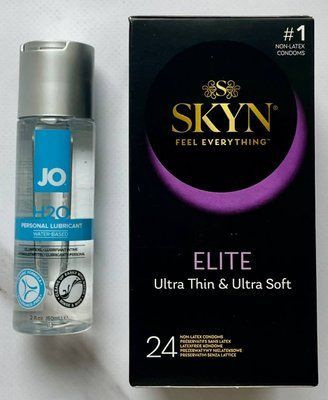 Комплект Skyn Elite 24 шт + Лубрикант System JO H2O ORIGINAL (60 мл) SOS2996 фото