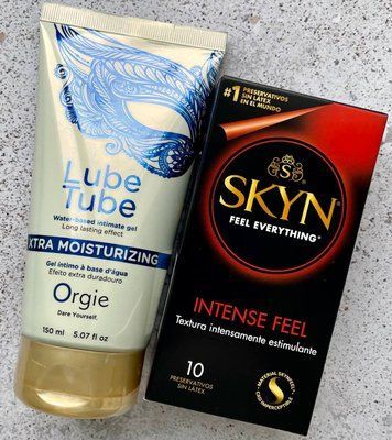 Набір SKYN Intense Feel 10 шт + LUBE TUBE XTRA, 150 мл ORGIE SOS1099 фото