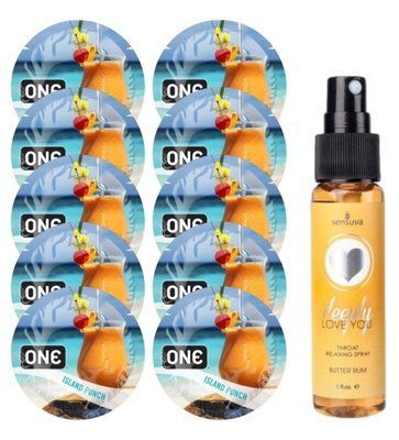 Комплект ONE Island Punch 10 шт + Sensuva Deeply Love You &ndash; Butter Rum, 29 мл SOS13816 фото