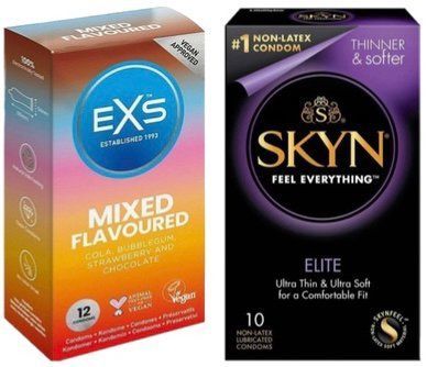 Набор з SKYN Elite 10 шт + EXS Mixed Flavoured 12 шт. SOS7847 фото