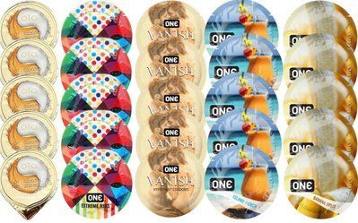Набор из OLO Ice Durable + ONERibs + ONE Vanish + ONE Island Punch + ONEBanana SOS8694 фото