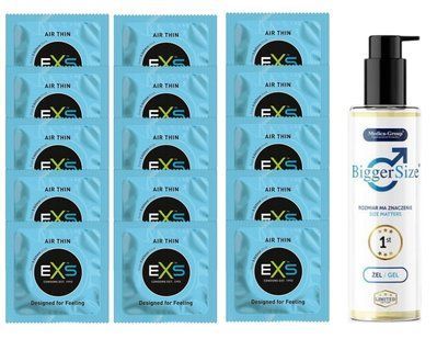 Комплект EXS Air Thin 15 шт + Medica-Group Bigger Size SOS14758 фото