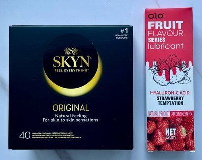 Комплект SKYN ORIGINAL 40 шт + Гель-лубрикант клубничный 120 мл OLO SOS3646 фото