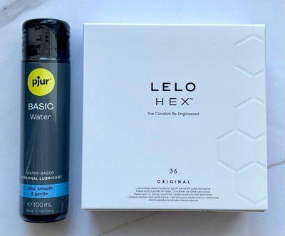 Набір LELO HEX Original 36 Pack + Лубрикант pjur Basic waterbased 100 мл SOS2046 фото
