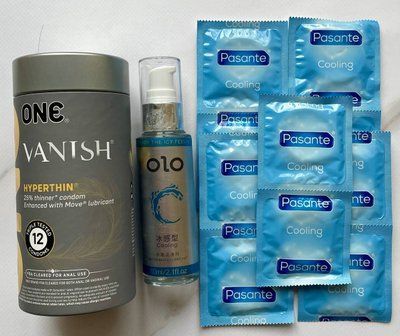 Комплект 22 шт ONE Vanish - Pasante Cooling + Лубрикант охлаждающий OLO 60 мл SOS1495 фото