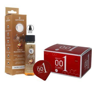 OLO Passionate Factor &mdash; 10 шт та Спрей Sensuva Deeply Love You Salted Caramel SOS900 фото