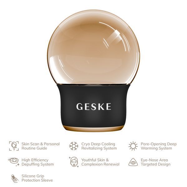 Масажер для обличчя і тіла GESKE Cool&Warm Face and Body Massager 7в1 gray HB0298 фото