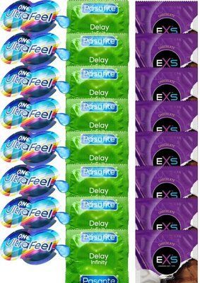 Набір 24 шт 𝐎𝐍𝐄 𝐔𝐥𝐭𝐫𝐚𝐅𝐞𝐞𝐥 + Delay Infinity + EXS Chocolate SOS7450 фото