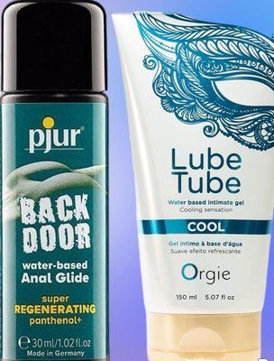 Набір лубрикантів pjur backdoor Regenerating 30 мл + LUBE TUBE COOL, 150 мл ORGIE LB454 фото