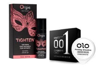 Гель для звуження Orgie&ndash; Tighten (15 мл)+ OLO Feeling Ultrathin 001 &ndash; 3 шт SOS6750 фото