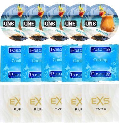 Набір 15 шт ONE Island Punch + Pasante Cooling + EXS Pure SOS7150 фото