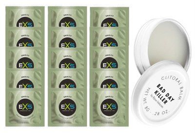 Комплект EXS Snug Fit 15 шт + Bijoux Indiscrets Bad Day Killer SOS14919 фото