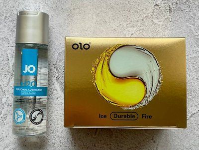 Набір OLO Лід і Полум'я 001 10 шт + Лубрикант System JO H2O ORIGINAL (60 мл) SOS2697 фото